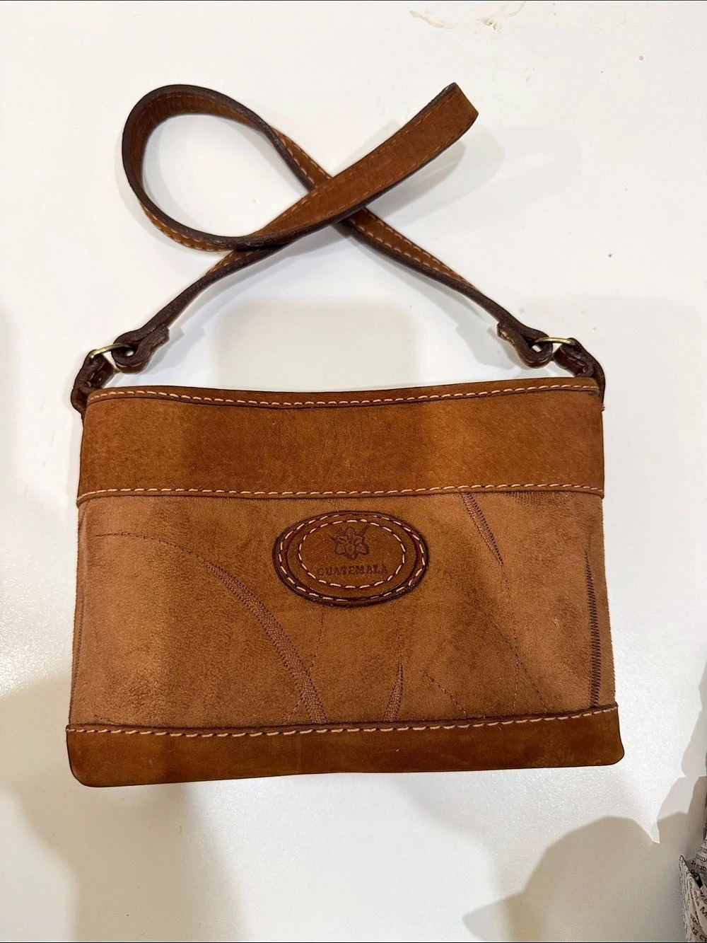Handmade Brown Bag from Guatemala
